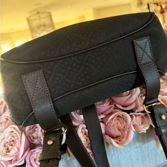 Bally vintage monogram Giaguargo canvas and leather backpack - Picture 13 of 17